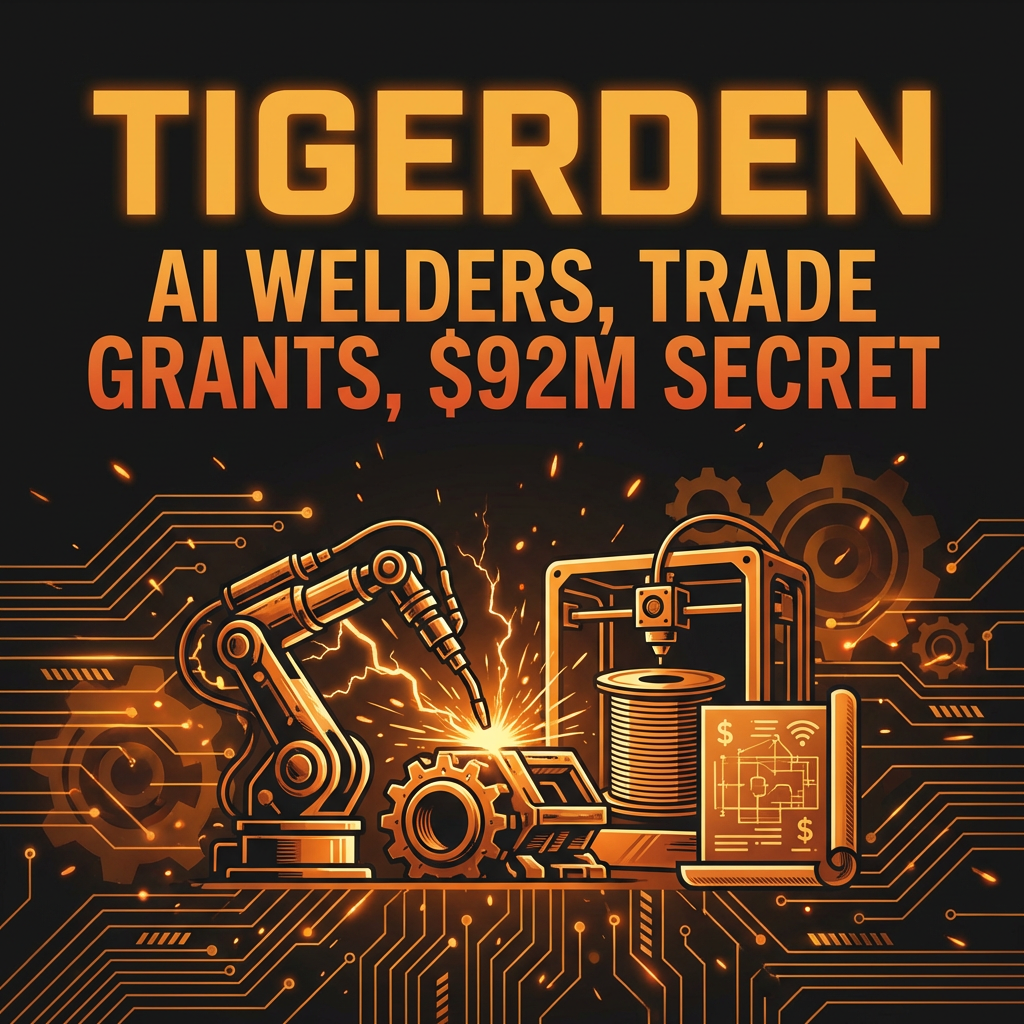 Daily Digest: TigerDen Daily: AI Welders, $1.5K Trade Grants, and the $92M Maker Secret (April 20...
