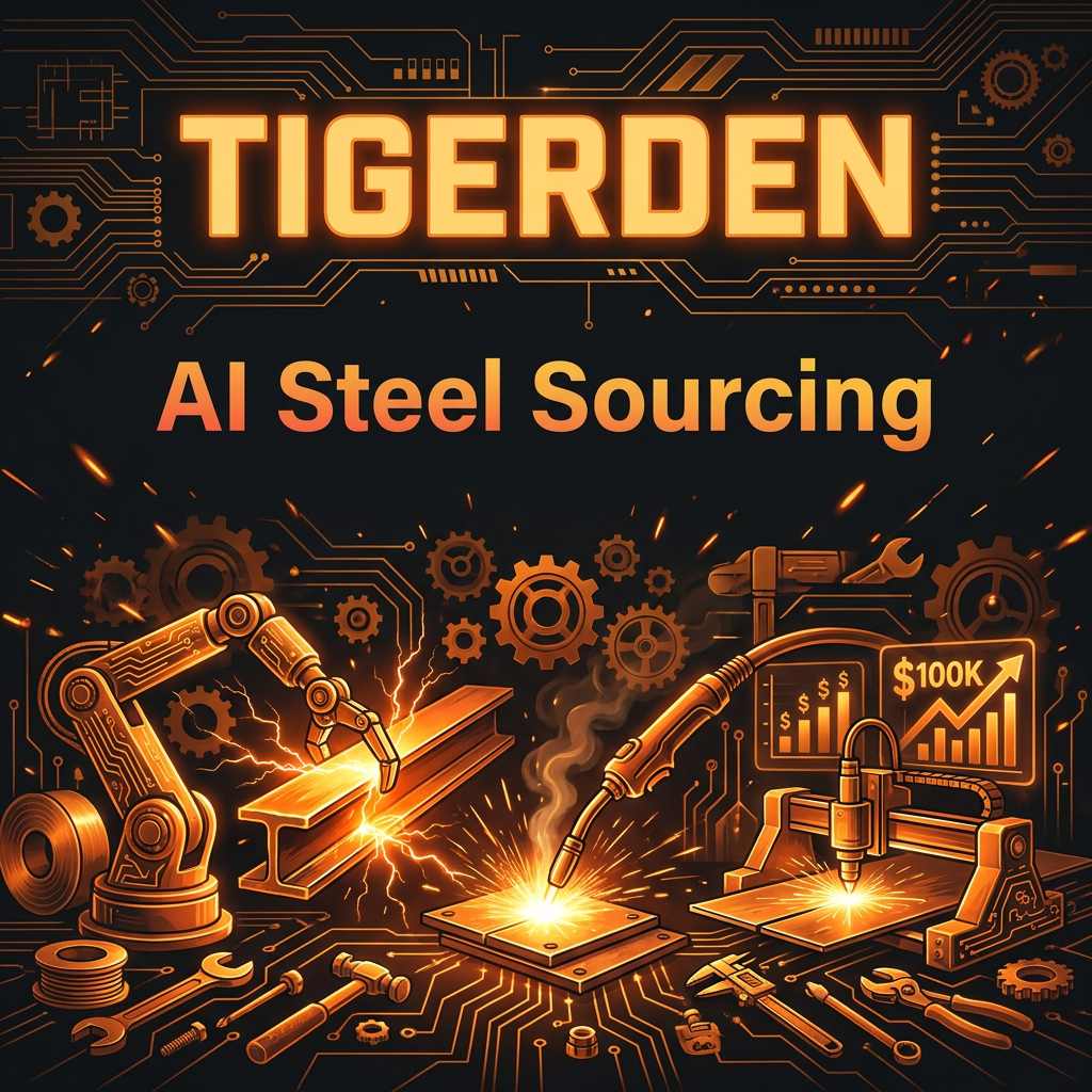 Daily Digest: TigerDen Daily: AI Steel Sourcing, Welding Career Booms, and the $100K Side-Hustle...
