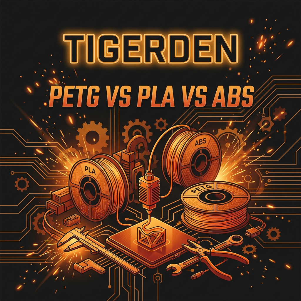 Deep Dive: PETG vs PLA vs ABS - material selection guide