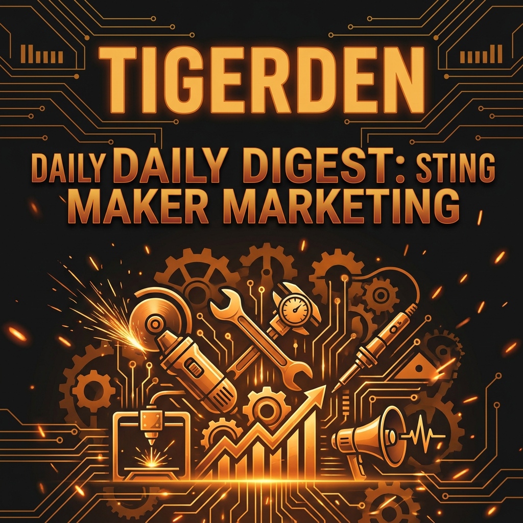 Daily Digest: TigerDen Daily: High-Speed Tools, Trades Pay Surges, & Maker Marketing (May 28, 2026)