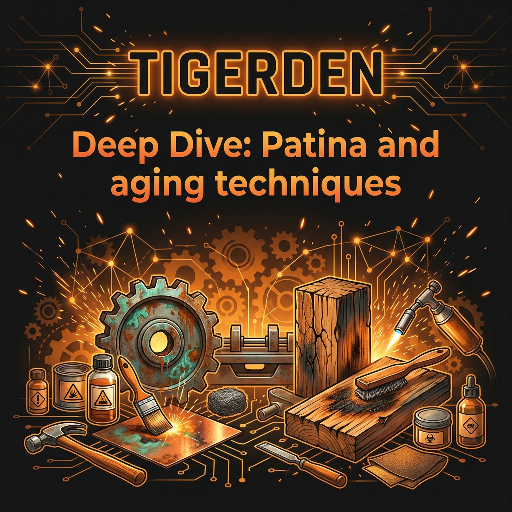 Deep Dive: Patina and aging techniques for metal and wood