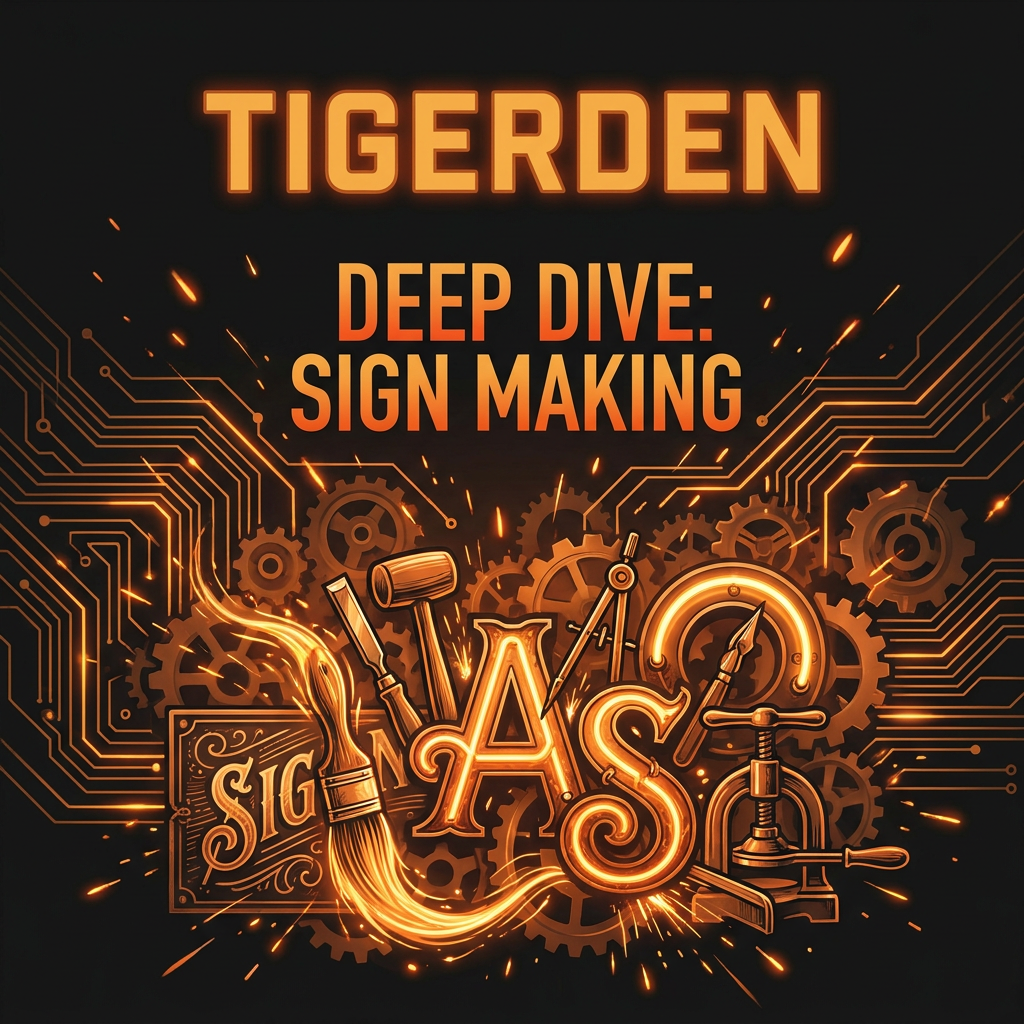 Deep Dive: Sign making and lettering arts