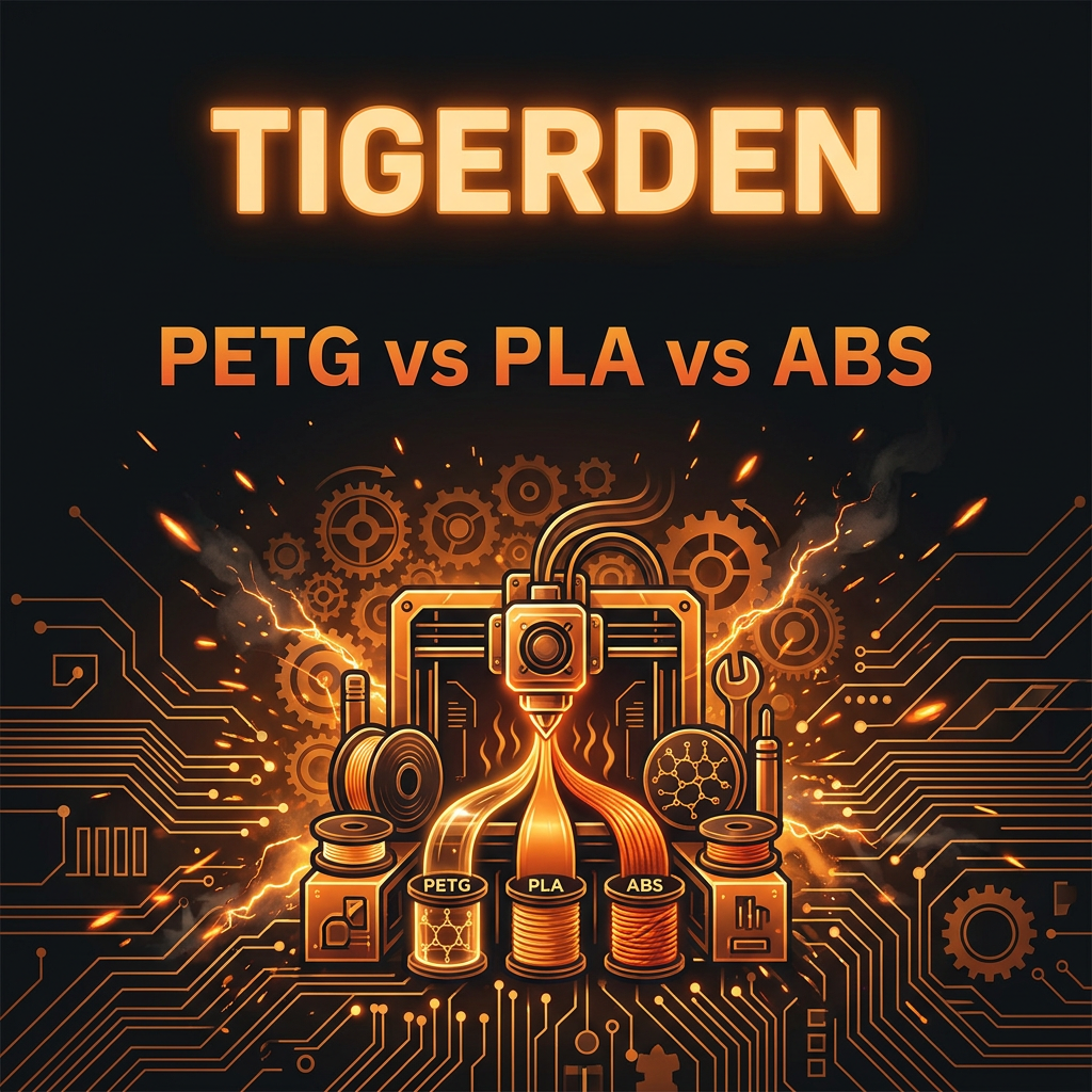 Deep Dive: PETG vs PLA vs ABS - material selection guide