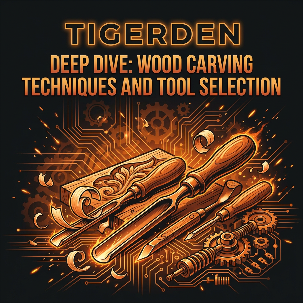 Deep Dive: Wood carving techniques and tool selection