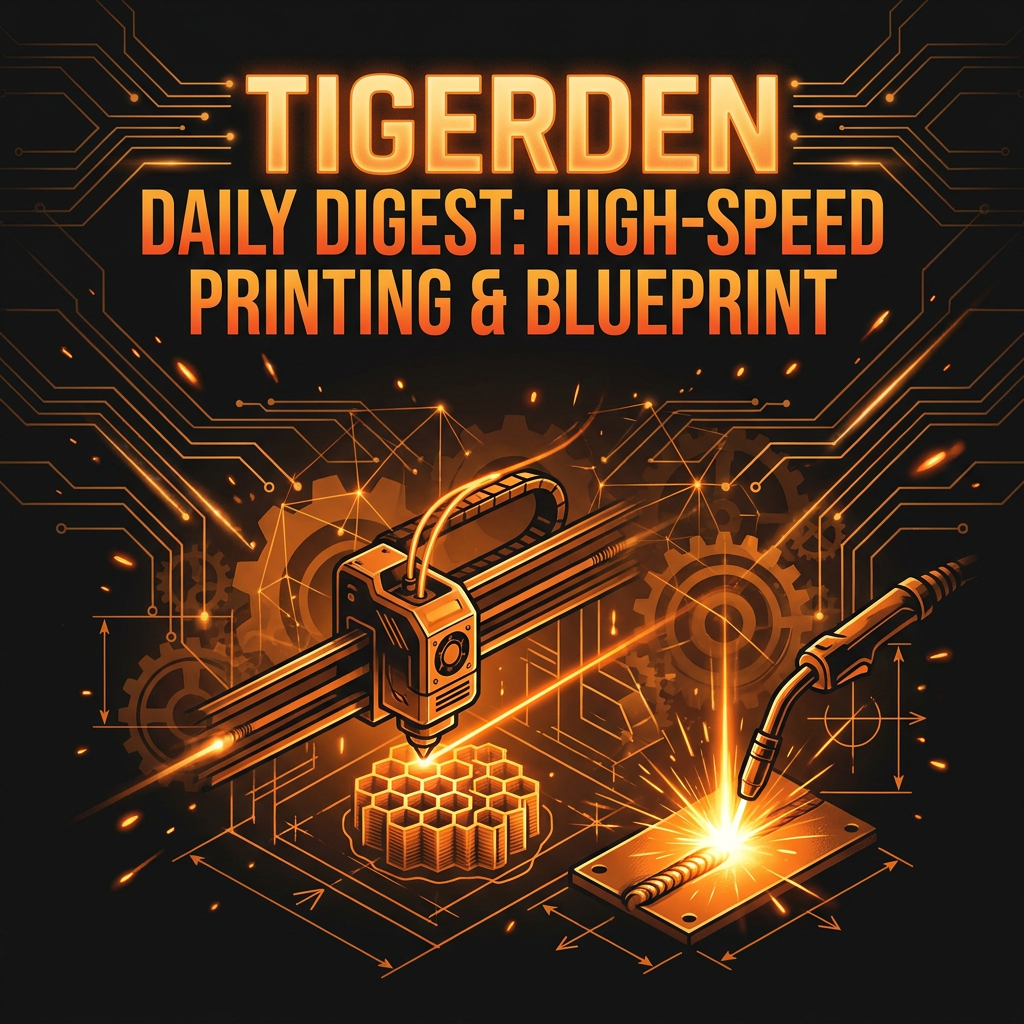 Daily Digest: TigerDen Daily: High-Speed Printing & The Blueprint for Welding Success (Jul 1, 2026)