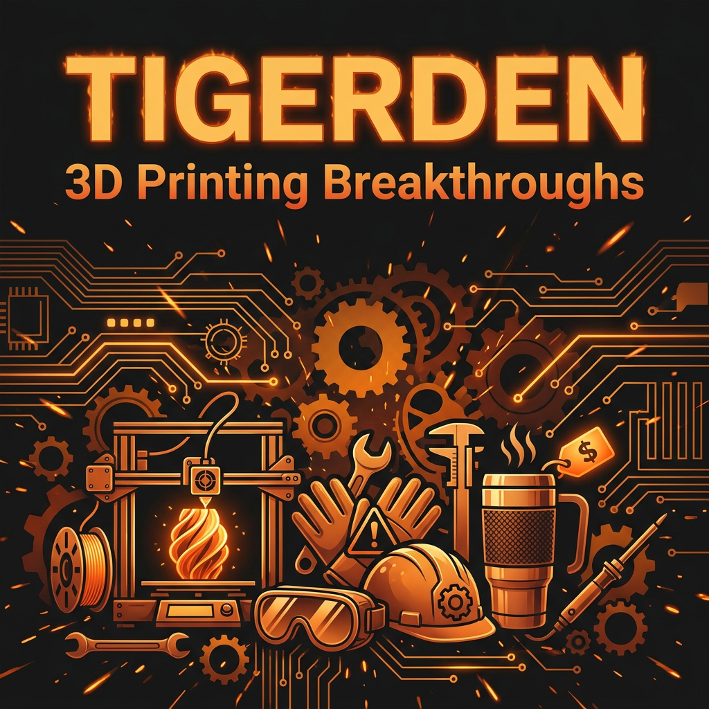 Daily Digest: TigerDen Daily: 3D Printing Breakthroughs, Trade Safety Insights, & The $60 Mug...