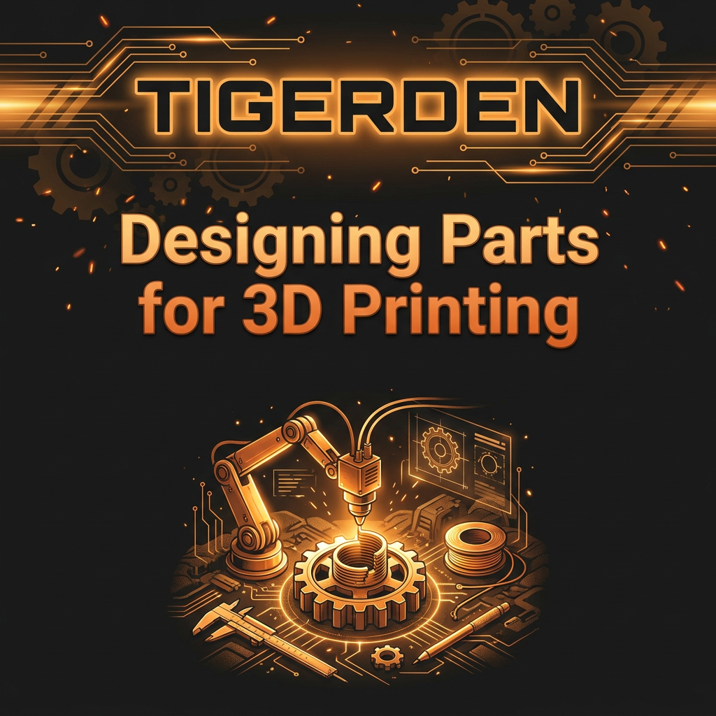 Deep Dive: Designing parts specifically for 3D printing