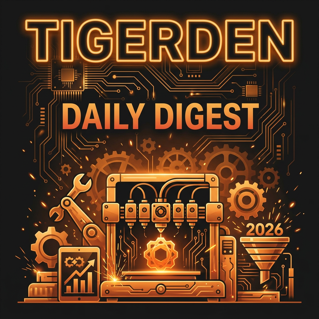 Daily Digest: TigerDen Daily: 8-Head Printing, Trade Tech Partnerships, and 2026 Marketing Giants...
