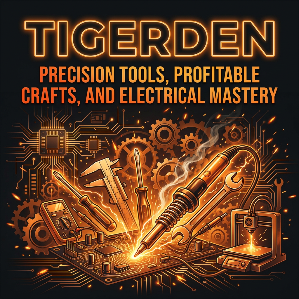Daily Digest: TigerDen Daily: Precision Tools, Profitable Crafts, and Electrical Mastery (July 21...