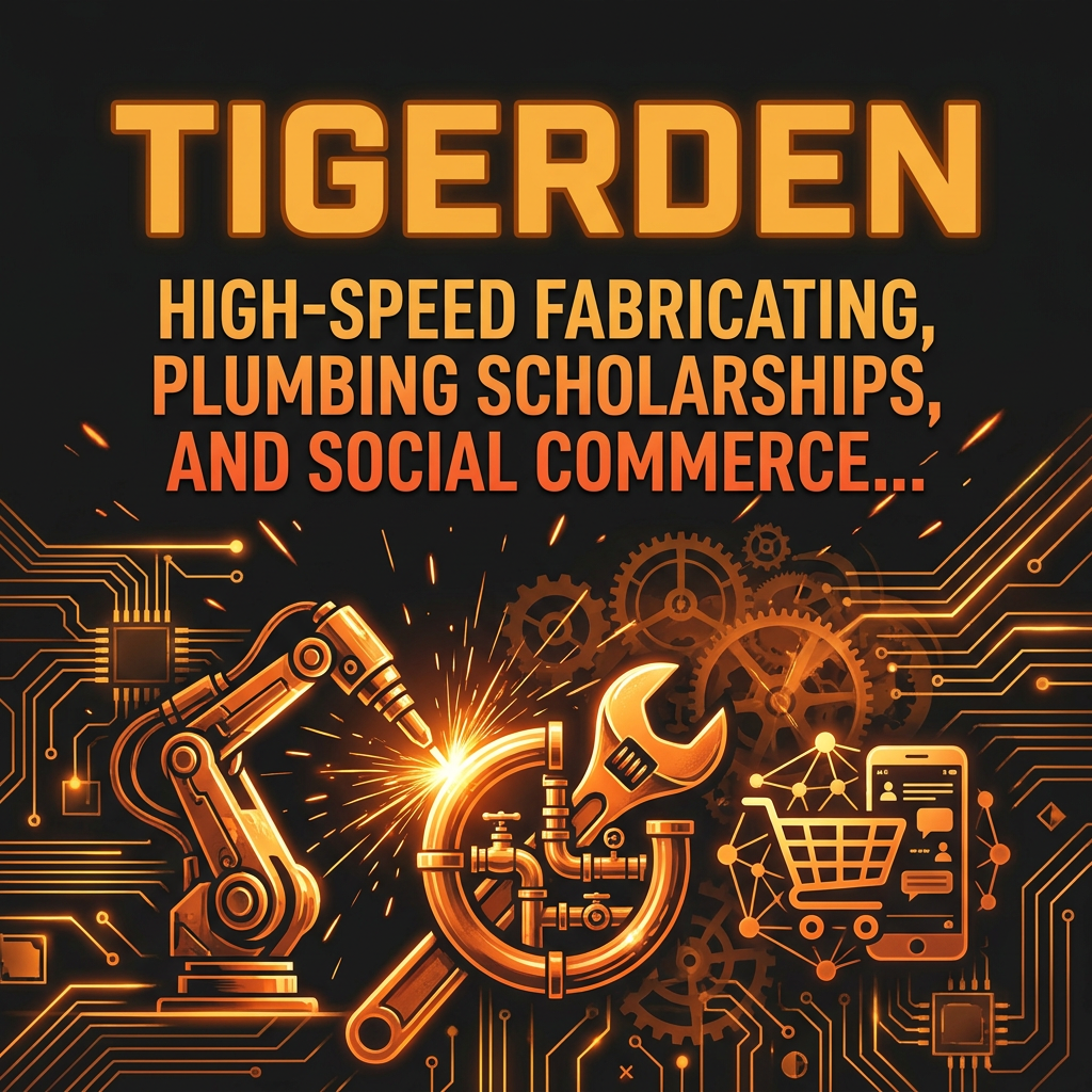 Daily Digest: TigerDen Daily: High-Speed Fabricating, Plumbing Scholarships, and Social Commerce...