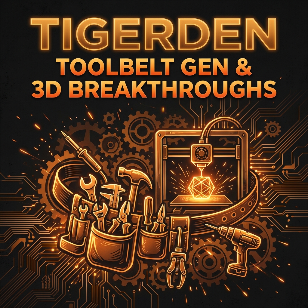 Daily Digest: TigerDen Daily: The 'Toolbelt Gen' Takeover & 3D Printing Breakthroughs (Friday, Feb 13, 2026)