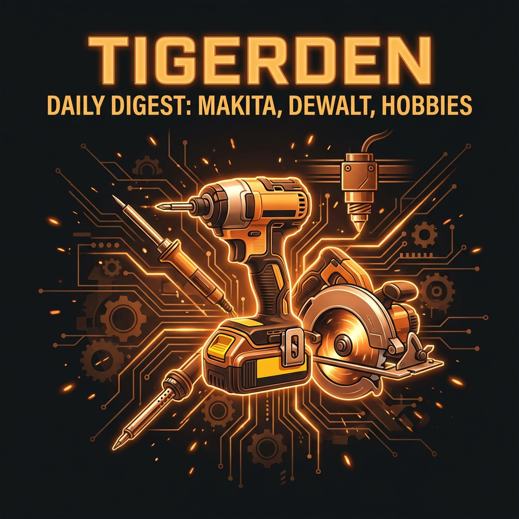 Daily Digest: TigerDen Daily: Makita’s Big Move, DeWalt’s New Tech, and Turning Hobbies into...
