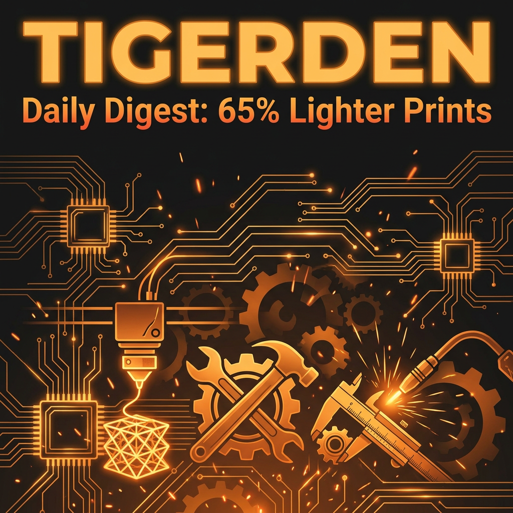 Daily Digest: TigerDen Daily: 65% Lighter Prints, the Multiskilled Trade Advantage, and Zero...