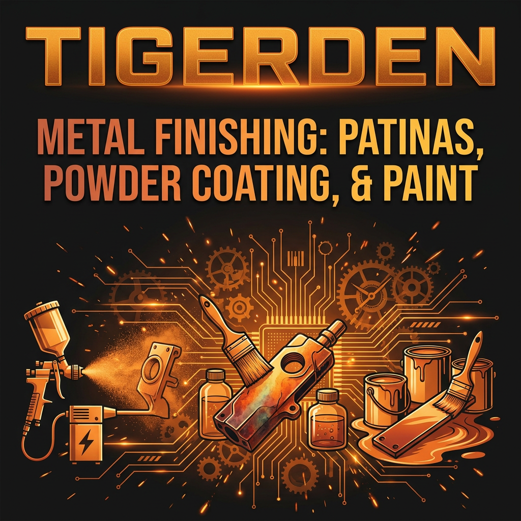 Deep Dive: Metal finishing: patinas, powder coating, and paint