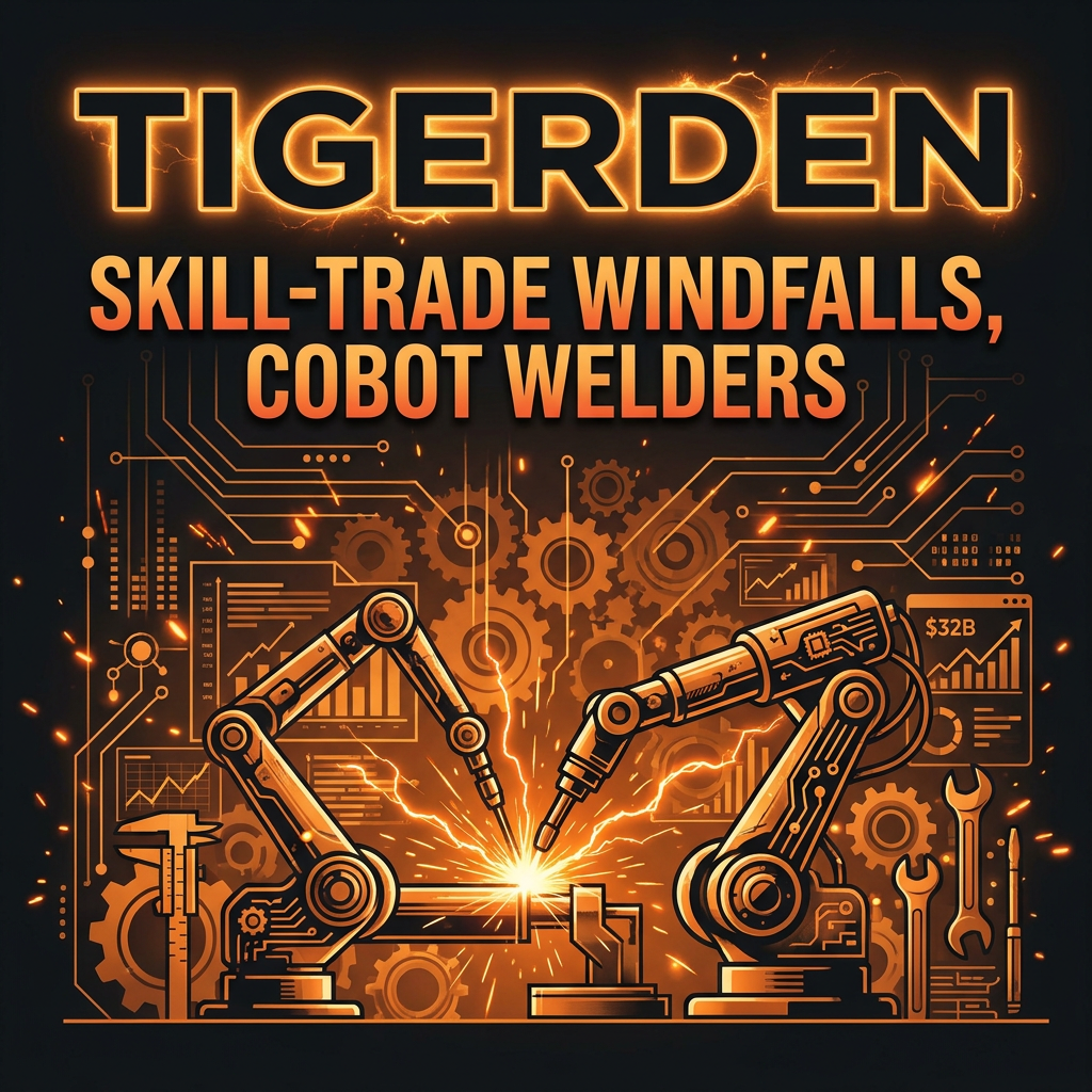 Daily Digest: TigerDen Daily (Jul 9, 2026): Skill-Trade Windfalls, Cobot Welders, and the $32B...