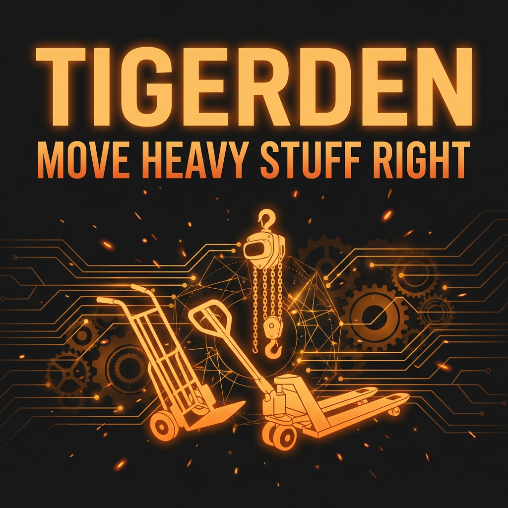 Don't break your back... the right way to move around the heavy stuff.