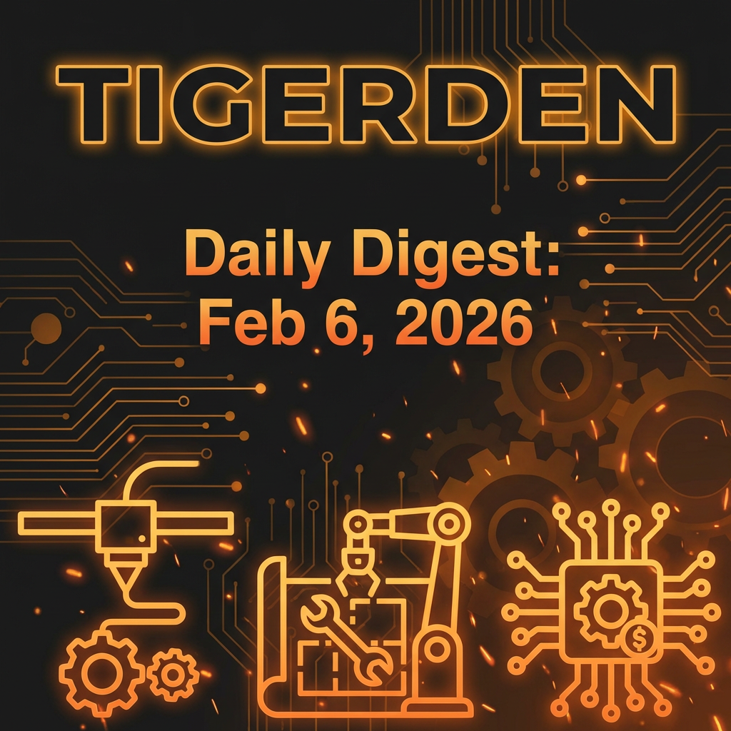 Daily Digest: TigerDen Daily: Feb 6, 2026 | 3D Printing IP, Labor Trends, and High-Profit DIY