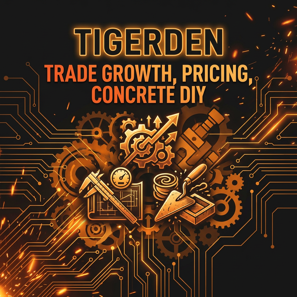 Daily Digest: TigerDen Daily | Apr 14, 2026: Trade Growth, Pricing Secrets, and Concrete DIY