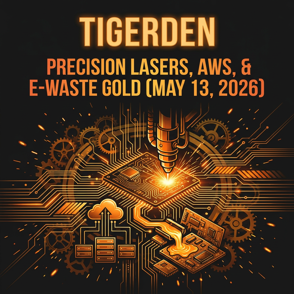 Daily Digest: TigerDen Daily: Precision Lasers, AWS Careers, and E-Waste Gold (May 13, 2026)