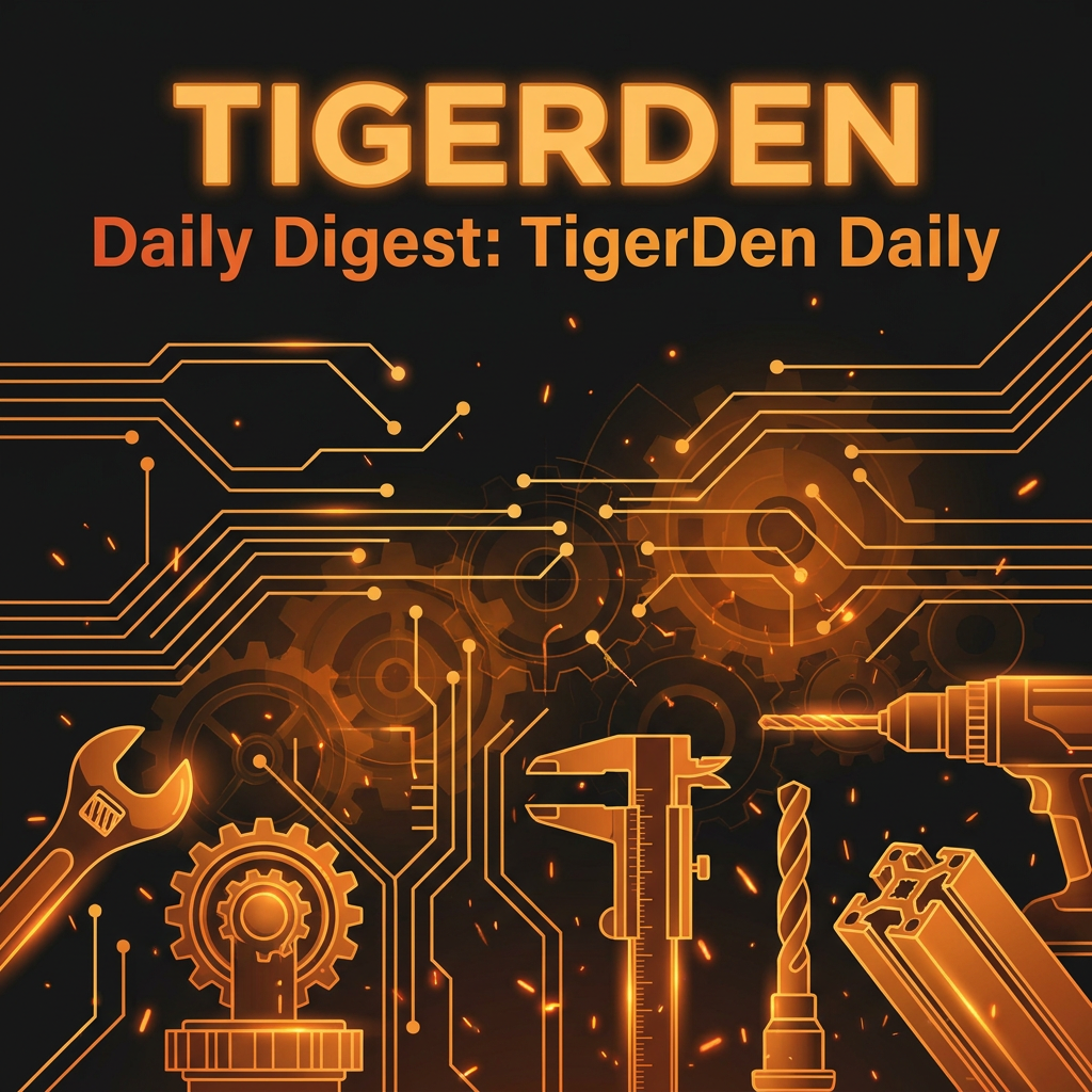 Daily Digest: TigerDen Daily | Oct 12, 2026: Trade Champions, Aluminum Innovations, and the 6...