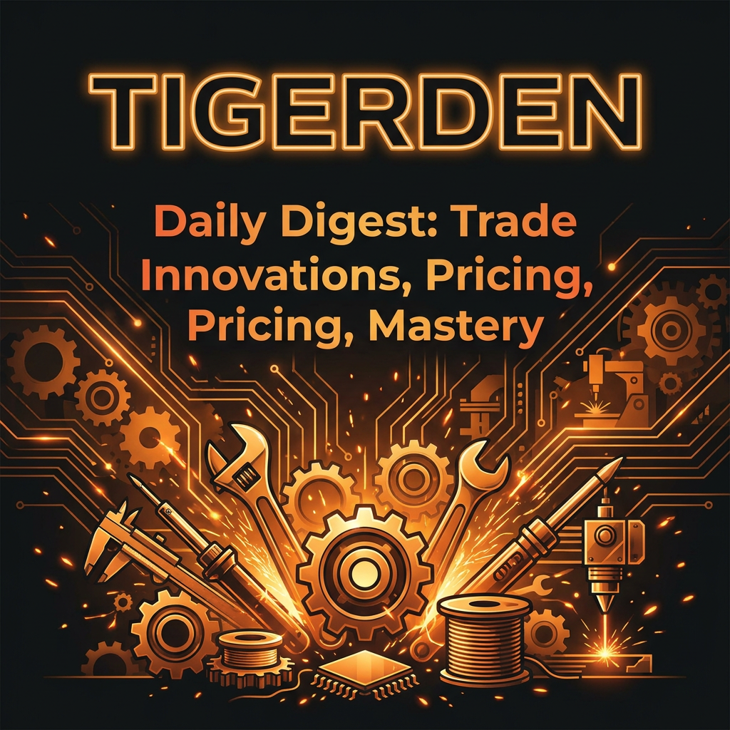 Daily Digest: TigerDen Daily: 2026 Trade Innovations, Maker Pricing Secrets, and DIY Mastery for...