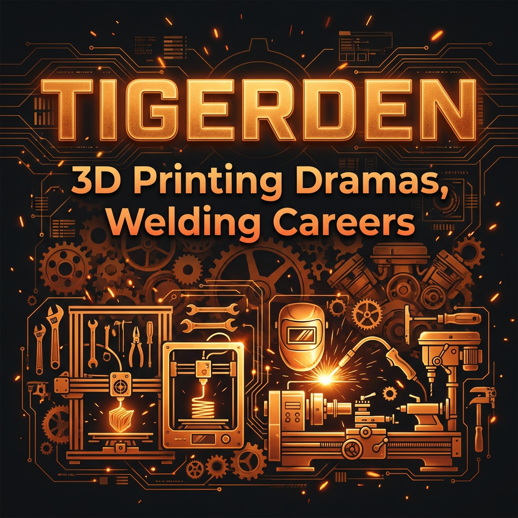Daily Digest: TigerDen Daily: 3D Printing Dramas, Welding Careers, and Shop Upgrades (May 27, 2026)