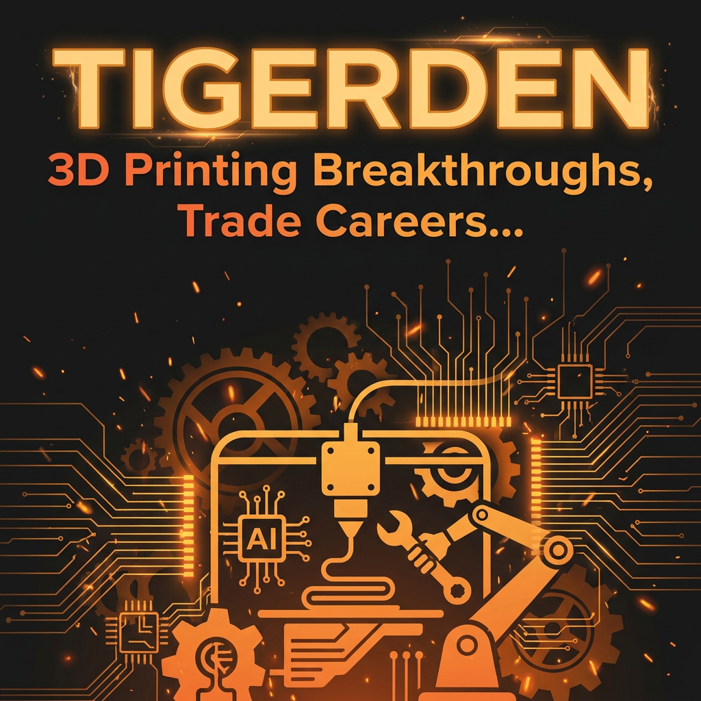 Daily Digest: TigerDen Daily: 3D Printing Breakthroughs, Trade Careers, and AI for Makers (Sept...