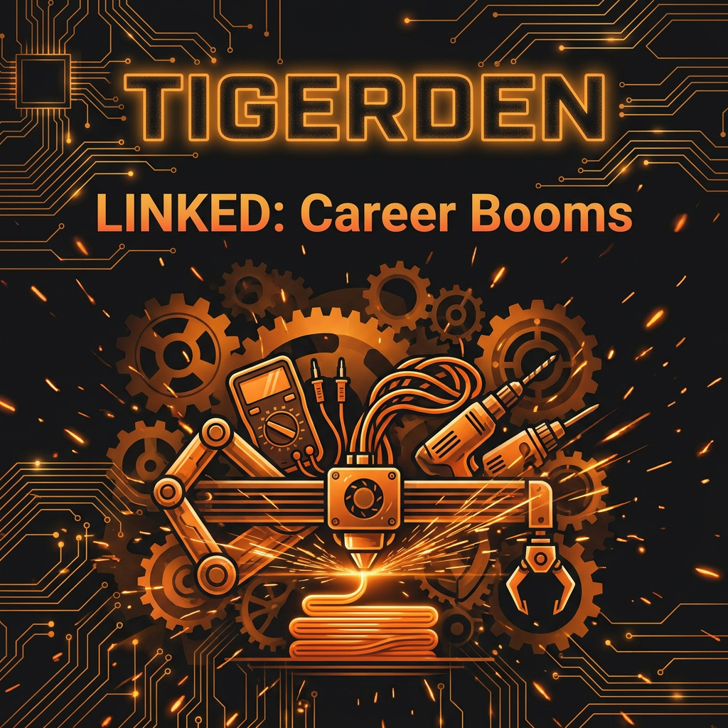Daily Digest: TigerDen Daily: High-Speed 3D Printing, Electrician Career Booms, and 2026 Maker...