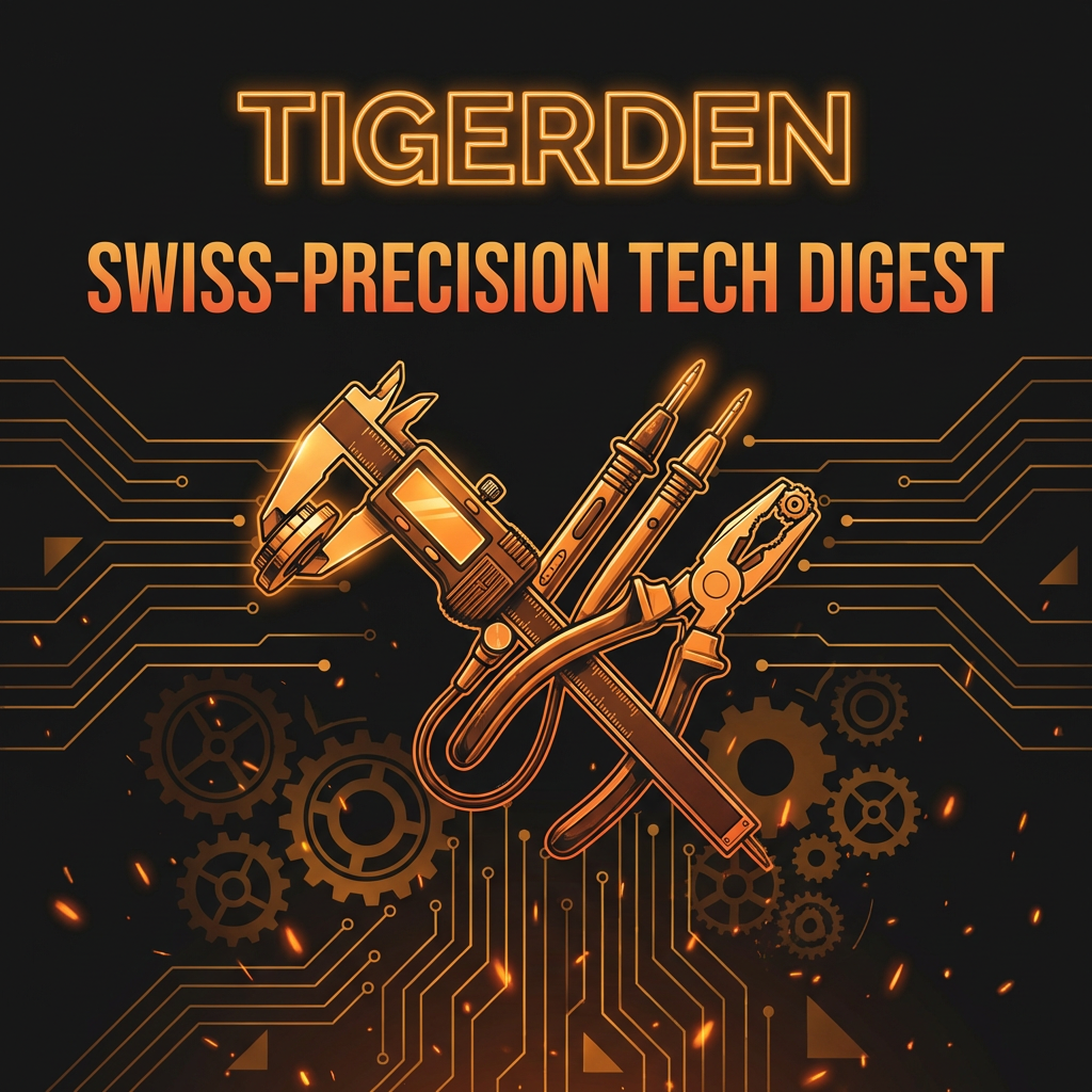 Daily Digest: TigerDen Daily: Swiss-Precision Tech, Electrical Safety, and Profitable Crafts...