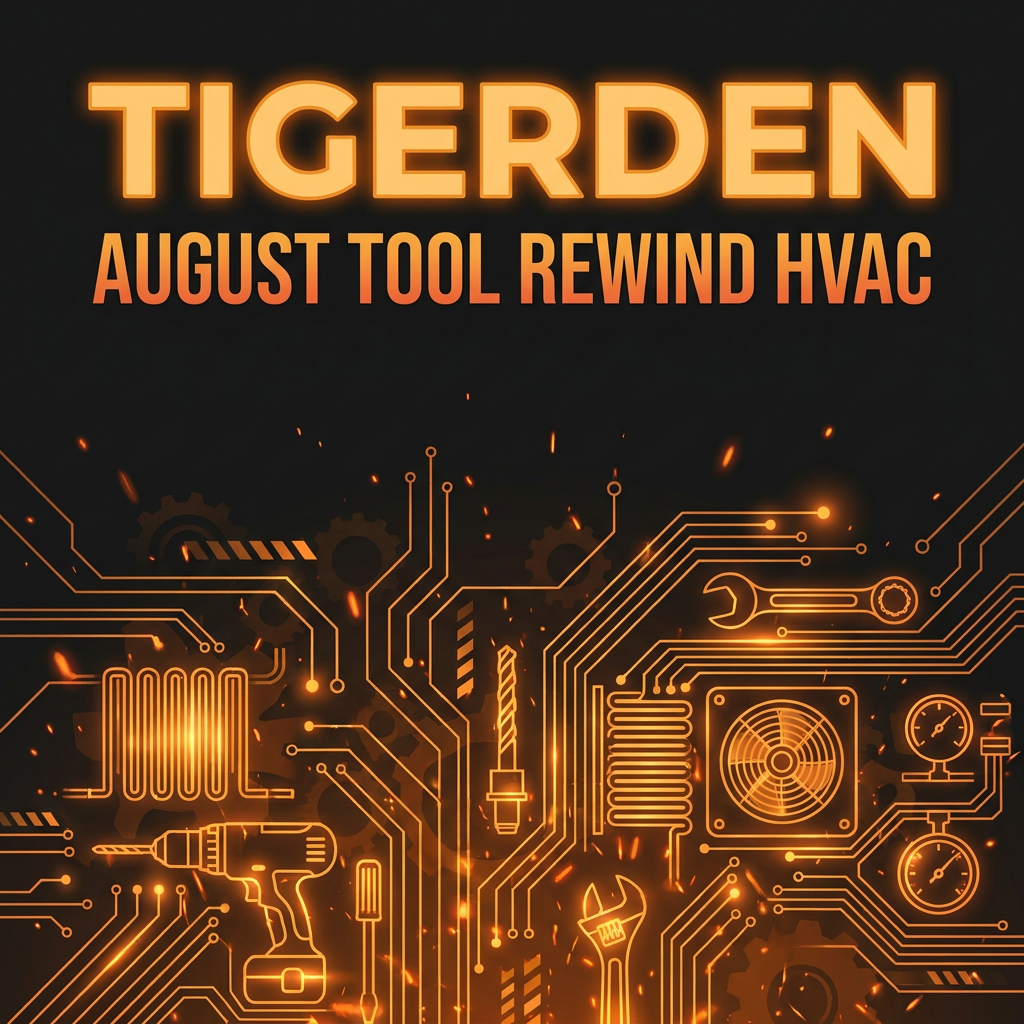 Daily Digest: TigerDen Daily: August Tool Rewind & The Future of HVAC (Sept 6, 2026)