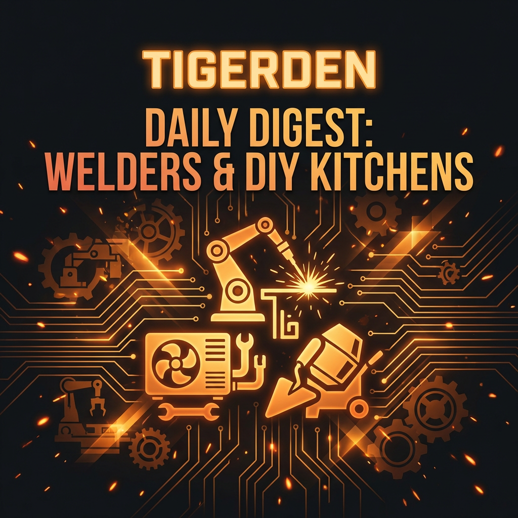 Daily Digest: TigerDen Daily: Humanoid Welders, HVAC Hiring Booms, and DIY Concrete Kitchens...